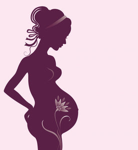 silhouette of pregnant woman as one would bne who'd use pregnant belly casting kits by Casting Keepsakes