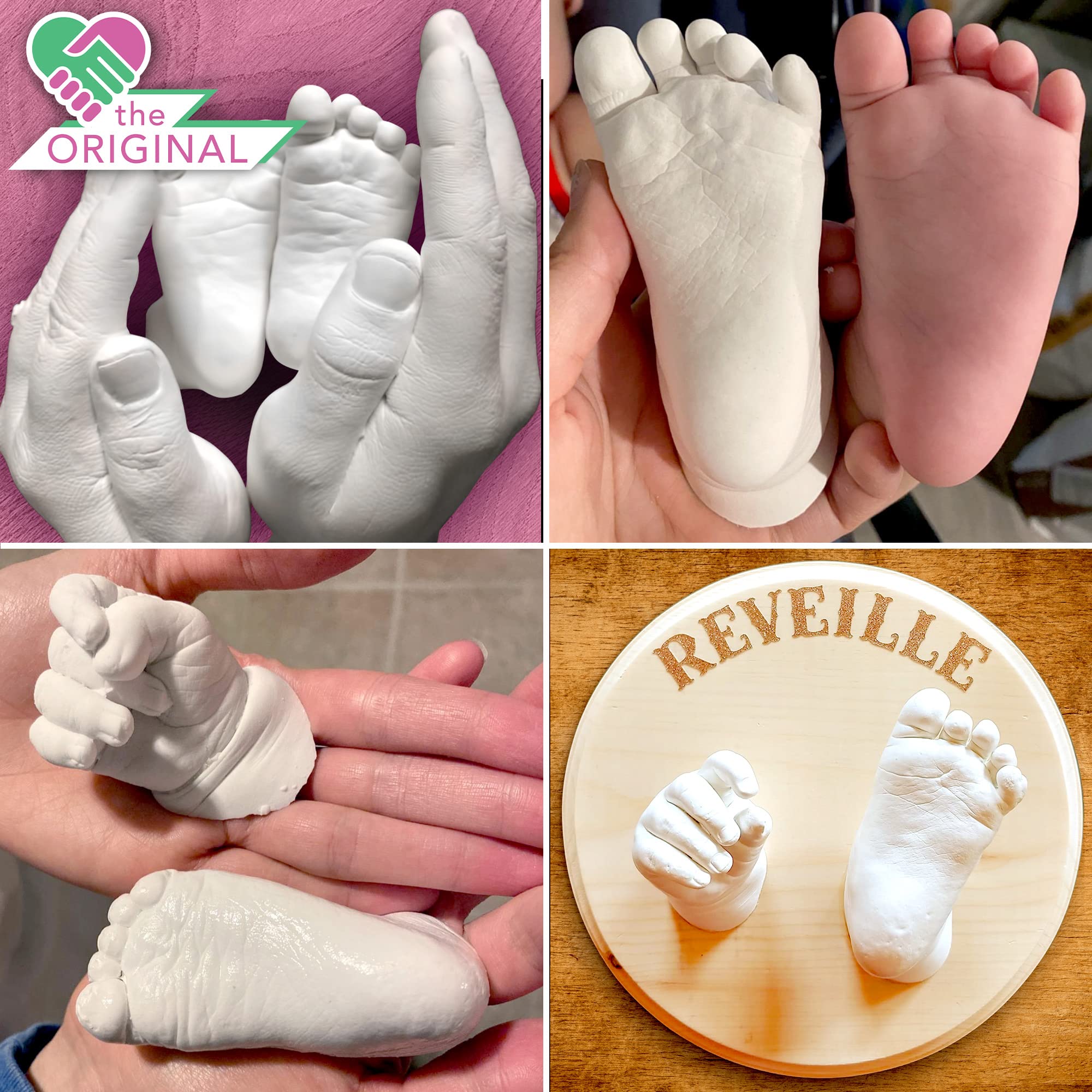 DIY Baby Hands and Feet Casting Kit, Newborn Hand and Foot Mold