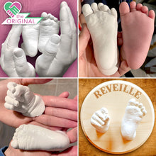 Baby Alginate Molding Powder Replacement - Refill for Baby Hand & Baby Feet Mold Casting Kit- (Step 1 & 2) - Perfect for Baby Keepsake Items, Gifts, & Family Activities - Create-a-Mold by Luna Bean