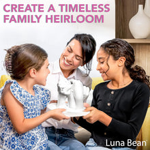 Luna Bean XL Family Hand Casting Kit – Extra-Large Hand Molding Kit for Families, Casts Up to 6 Hands – Plaster Craft Gift for Family, Parents, Grandparents and Keepsake Memorial