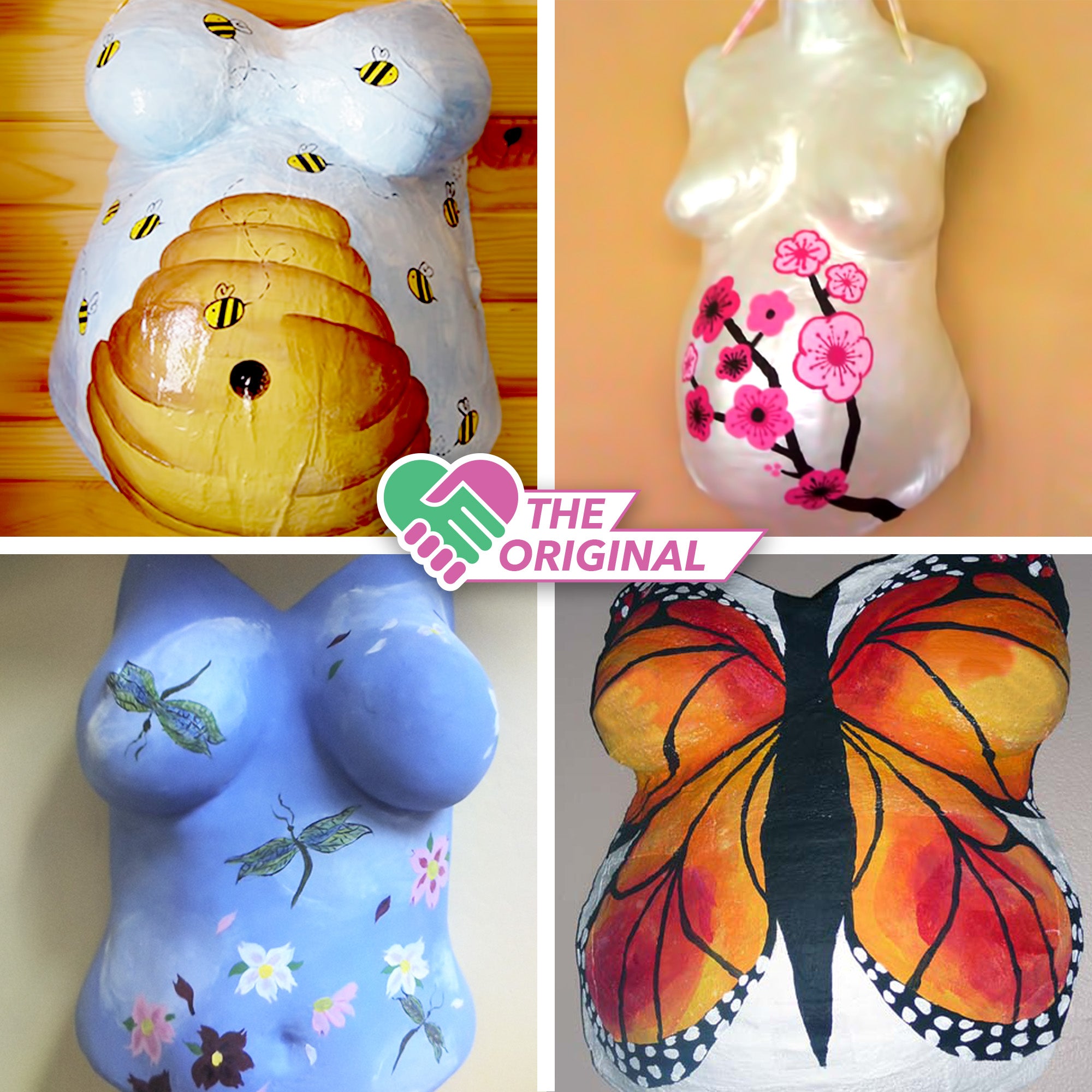 Pin by Proud Body on Belly Casts  Belly casting, Baby cast, Belly cast  decorating