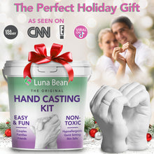 Luna Bean Hand Casting Kit – The Original Hand Mold Kit for Couples – Christmas Gifts, Bridal Shower, Wedding, Engagement Gifts for Her Him Anniversary for Men Women Wife Husband Boyfriend Girlfriend