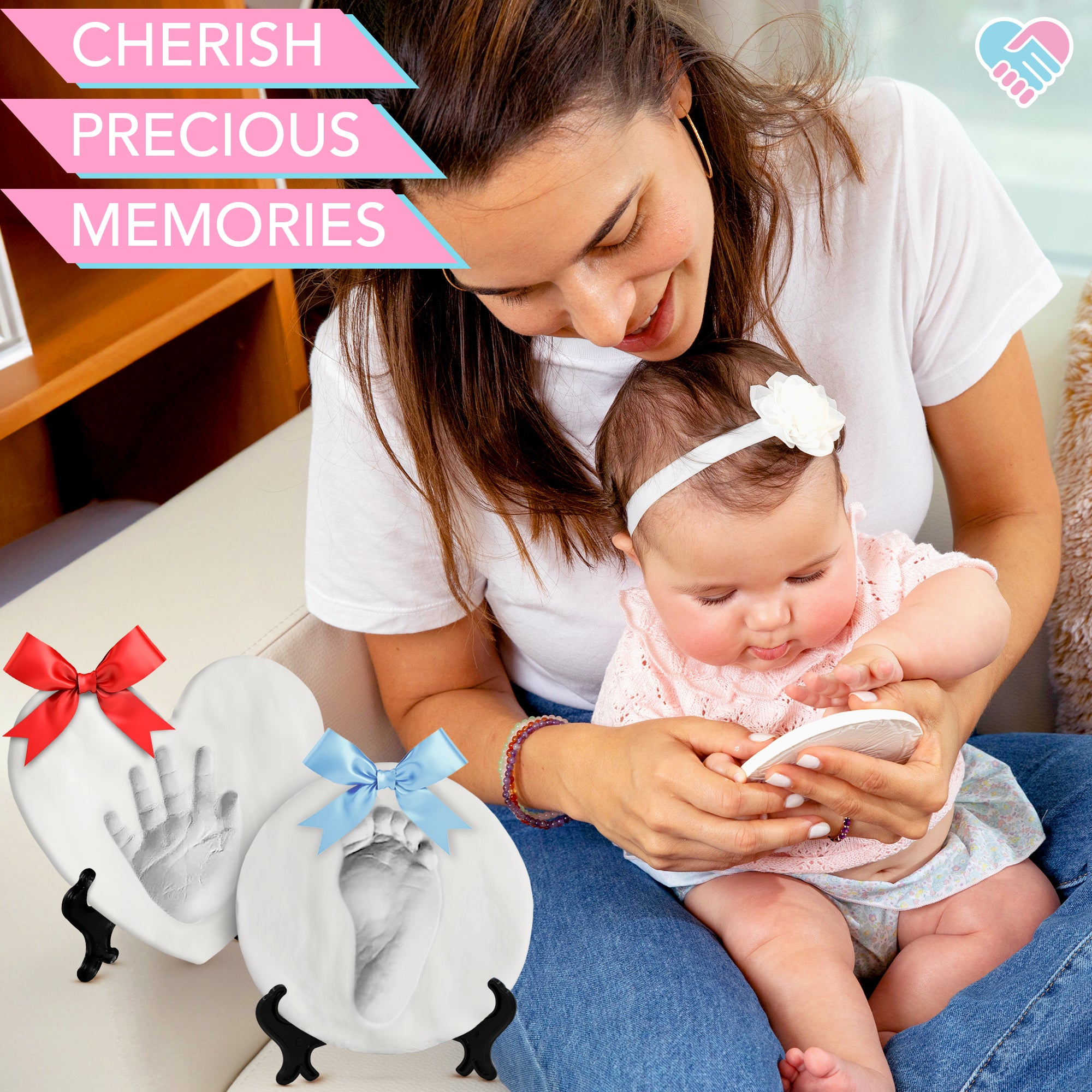 Casting Keepsakes Baby Handprint Ornament Making Kit (Includes