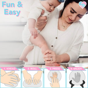 Luna Bean Baby Hand & Footprint Ornament Kit