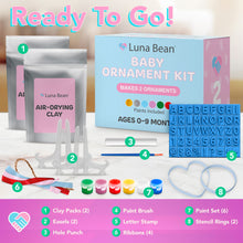 Luna Bean Baby Hand & Footprint Ornament Kit