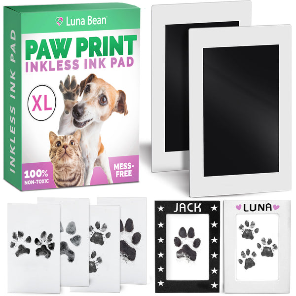 Luna Bean Paw Print Kit - Mess-Free Paw Print Stamp Pad for Dogs & Cat –  Luna Bean - Casting Keepsakes