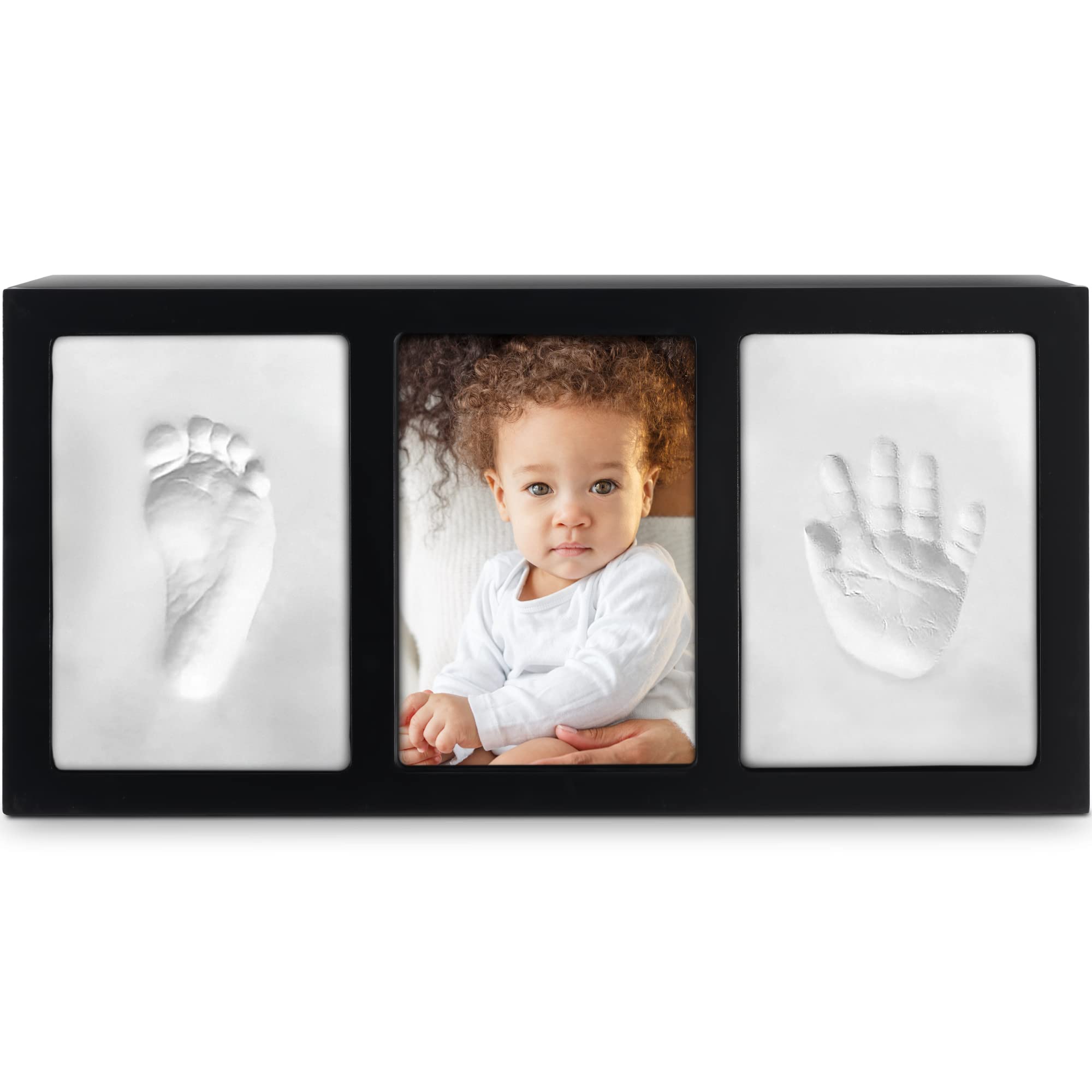 PewinGo Footprint & Handprint Clay Kit, Baby Photo Frame Kit for Newborn Baby Girls and Boys, Baby Shower Gifts,Baby Registry, New Parents Gift
